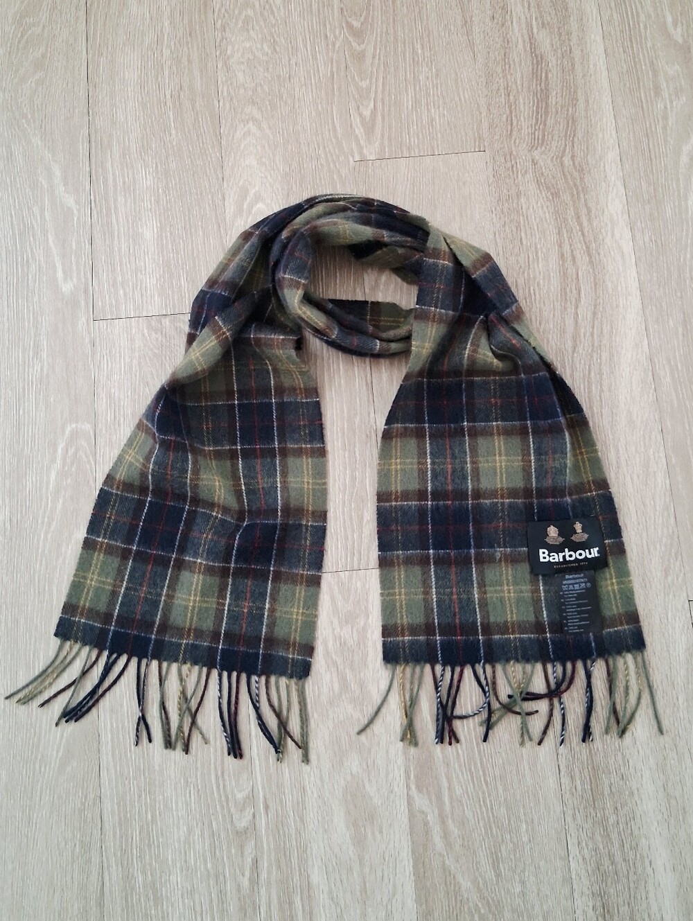 Barbour Classic Tartan Lambswool Scarf